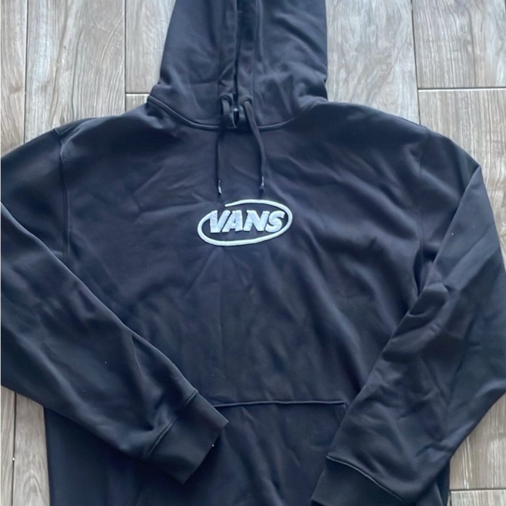 Vans Classic Black Hoodie with Logo